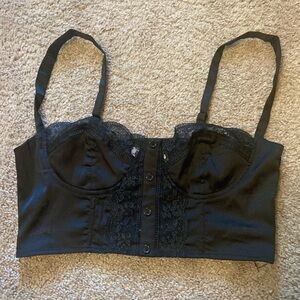 Princess Polly Satin Lace Corset Tank